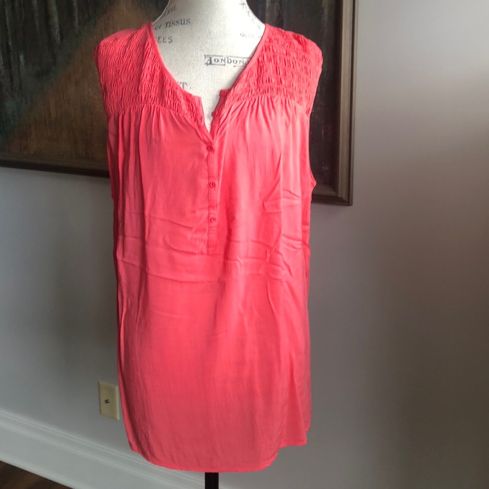 Boden Sleeveless Top - Size 18, Coral